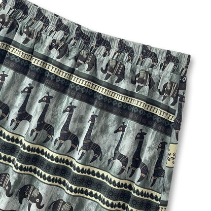 Plusock Plus Size Navy Top Animal Print Dress Set - image 3