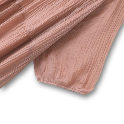 Plusock Plus Size Pink Textured Empire Midaxi Dress - image 5