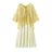 Plusock Plus Size Yellow Floral Cape Top Maxi Skirt Set - 2Pcs Set - 6XL - image 0