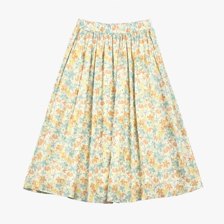 Plusock Plus Size Peter Pan Collar Floral Skirt Set - Midi Skirt - 6XL - image 6