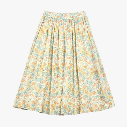 Plusock Plus Size Peter Pan Collar Floral Skirt Set - Midi Skirt - 6XL - image 6