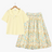 Plusock Plus Size Peter Pan Collar Floral Skirt Set - 2Pcs Set - 6XL - image 0