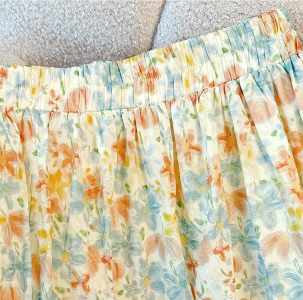 Plusock Plus Size Peter Pan Collar Floral Skirt Set - image 8