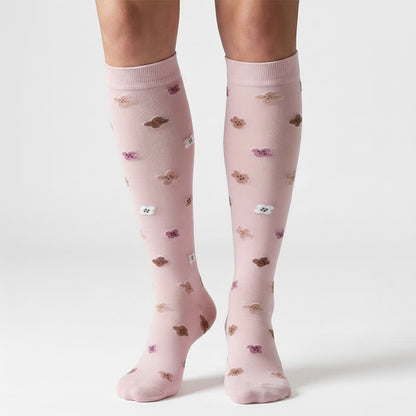 Plusock Flower Series Compression Socks(6 Pairs) - image 2