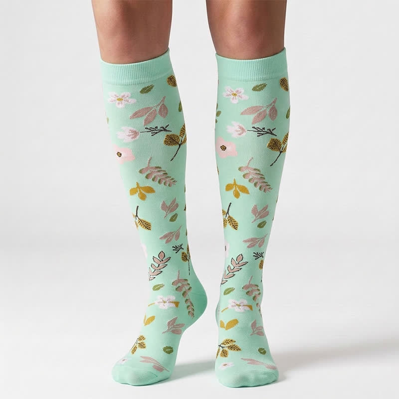 Plusock Flower Series Compression Socks(6 Pairs) - image 5
