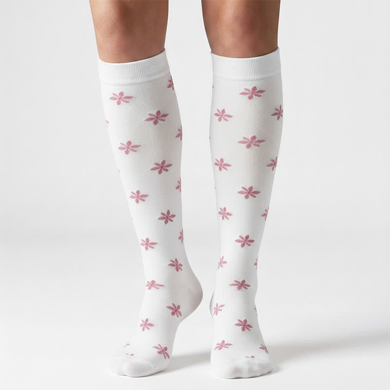 Plusock Flower Series Compression Socks(6 Pairs) - image 6