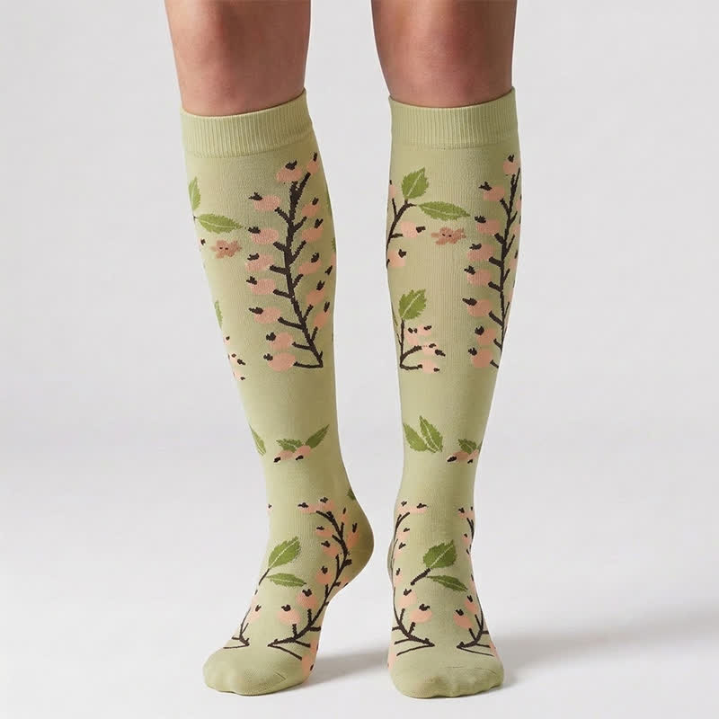 Plusock Flower Series Compression Socks(6 Pairs) - image 3