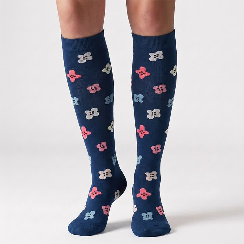 Plusock Blooming Flowers Series Compression Socks(6 Pairs) - image 4