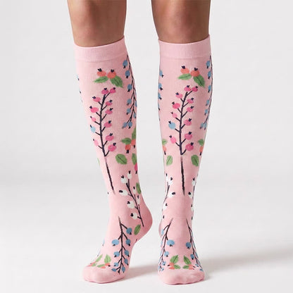 Plusock Blooming Flowers Series Compression Socks(6 Pairs) - image 3