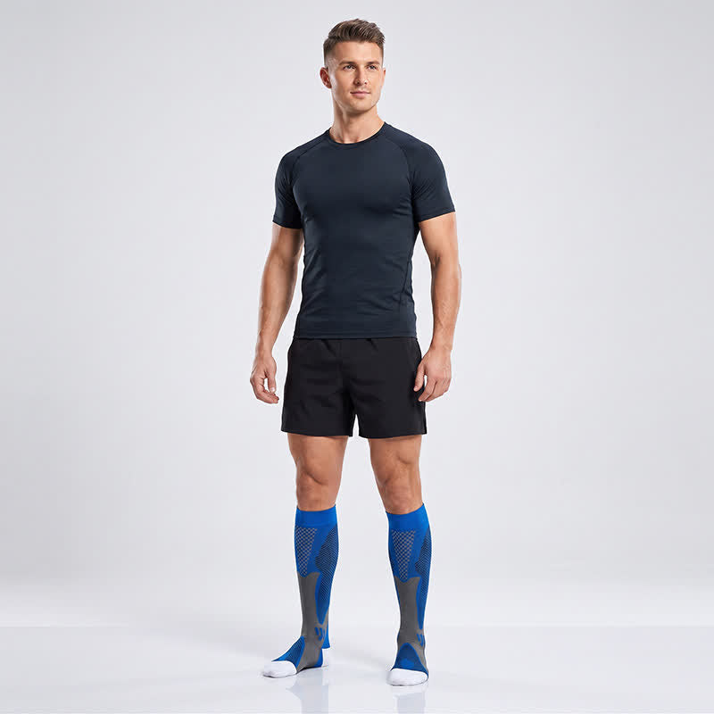 Plusock Colorful Stripe Compression Socks(3 Pairs) - image 5