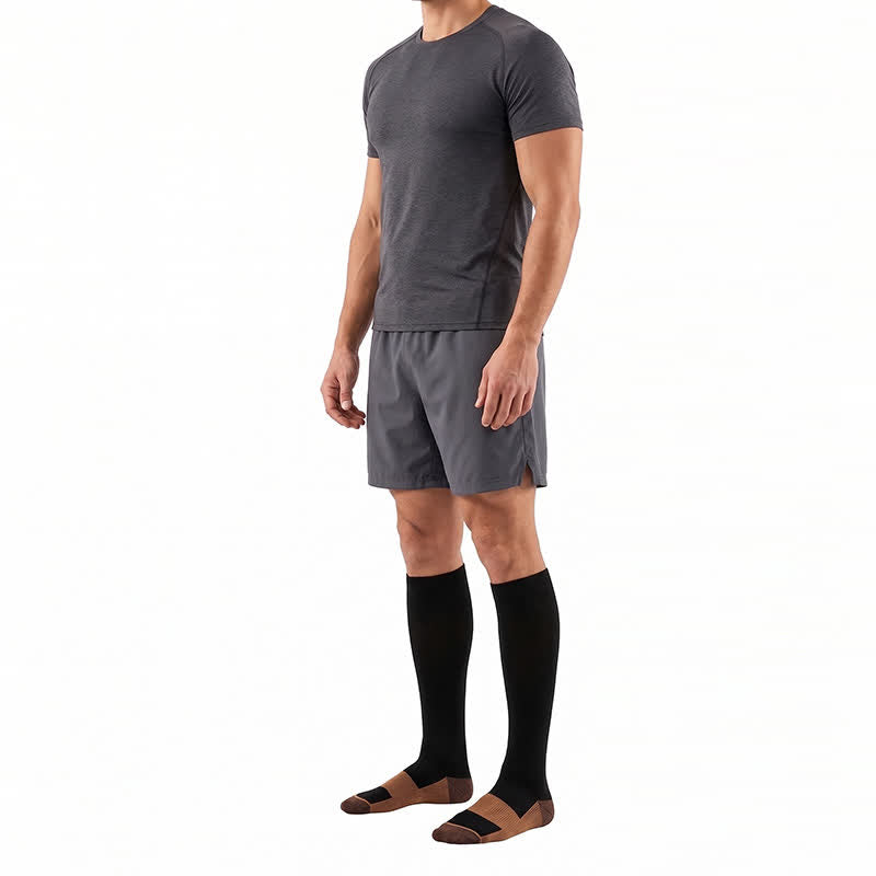 Plusock Breathable Sports Compression Socks(3 Pairs) - image 4