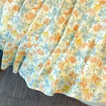 Plusock Plus Size Peter Pan Collar Floral Skirt Set - image 7