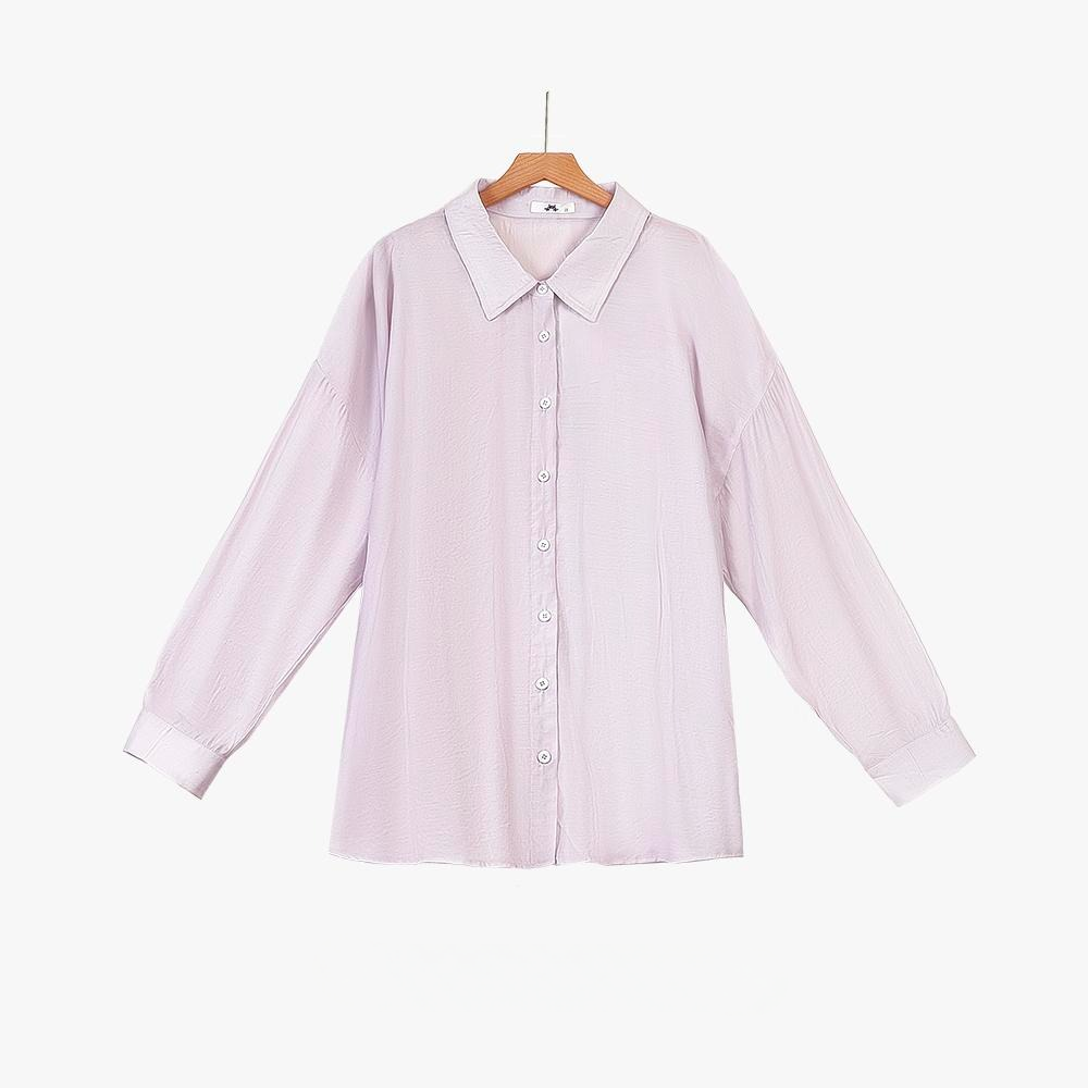 Plusock Plus Size Drape Shirt and Cami Dress Set - Shirt - 6XL - image 8