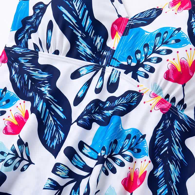 Plusock Floral Skirted Swim Dress - image 19
