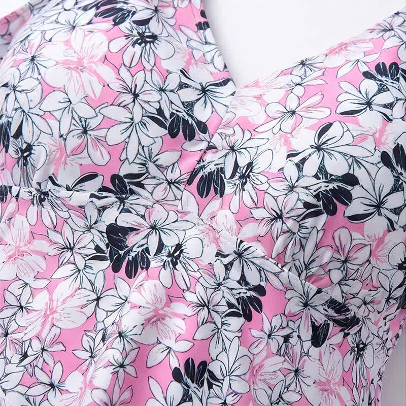 Plusock Floral Skirted Swim Dress - image 15