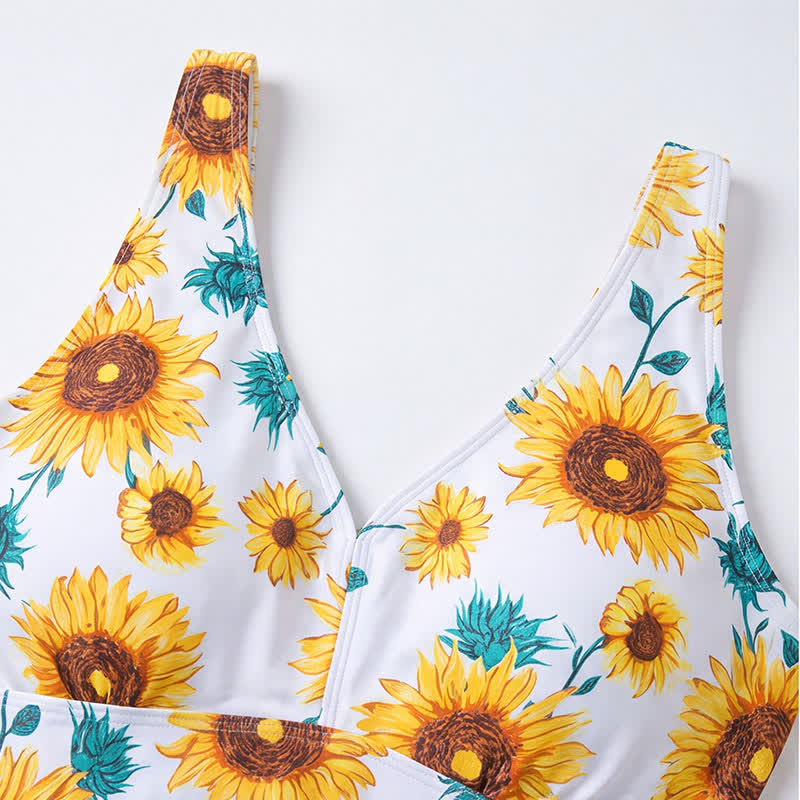 Plusock Plus Size Printed Ring Strap Swim Dress - image 7