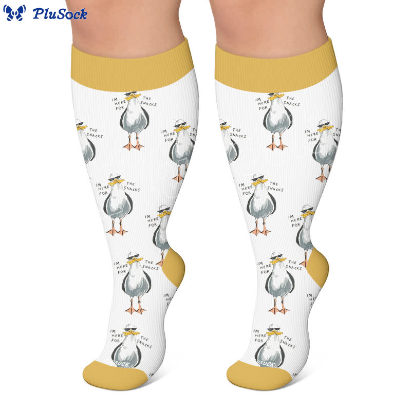 Plusock Plus Size Penguin Compression Socks - image 4