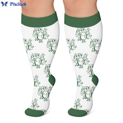 Plusock Plus Size Penguin Compression Socks - image 5