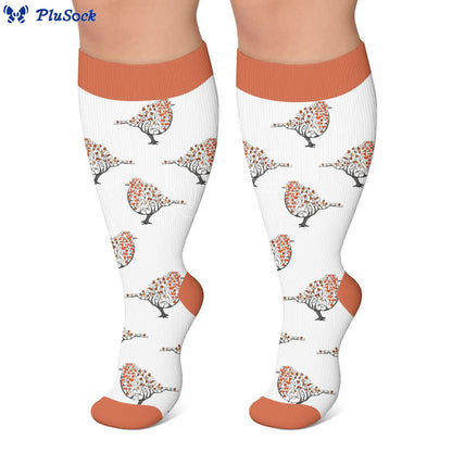 Plusock Plus Size Penguin Compression Socks - image 6