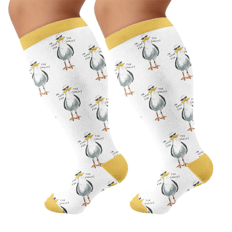 Plusock Plus Size Penguin Compression Socks - image 8
