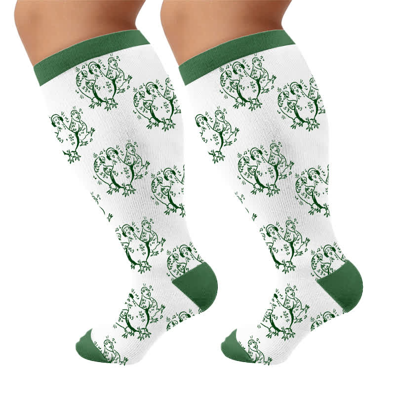 Plusock Plus Size Penguin Compression Socks - image 9