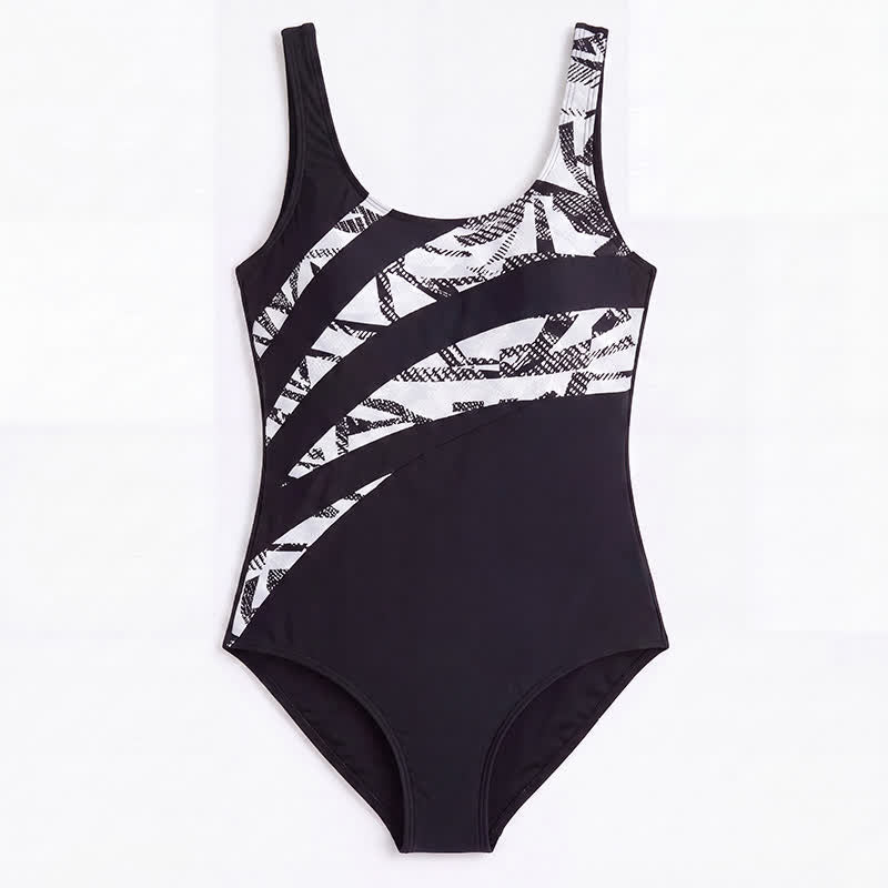 Plusock Tropical Leopard Flower Cat Print One-Piece Swimsuit - image 15