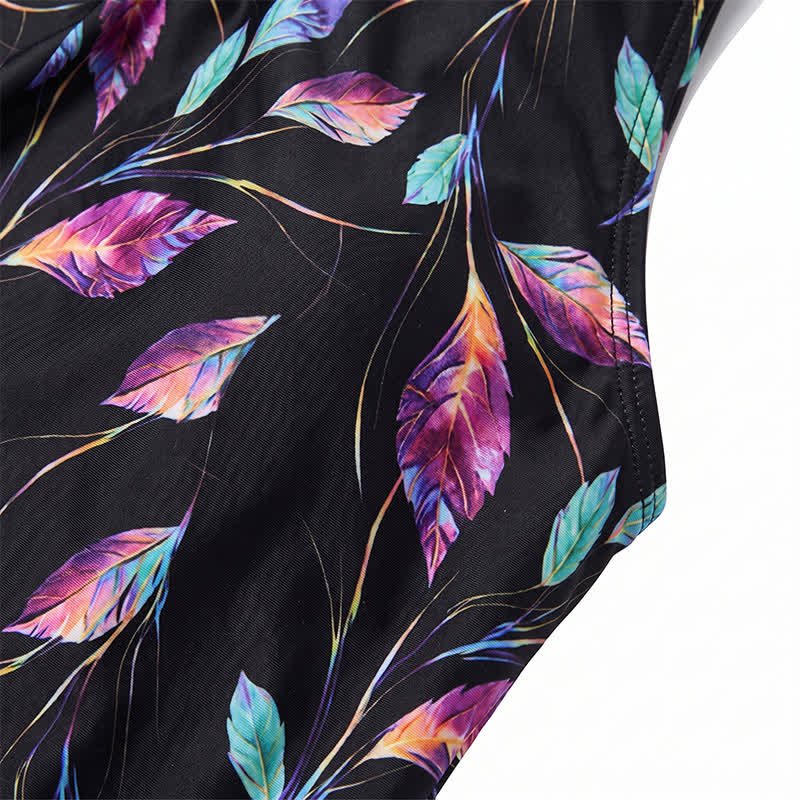 Plusock Tropical Leaf Tankini Set - image 6