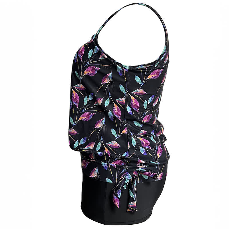 Plusock Tropical Leaf Tankini Set - image 8