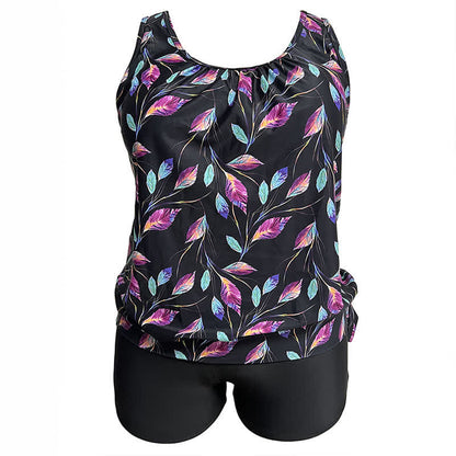 Plusock Tropical Leaf Tankini Set - image 7
