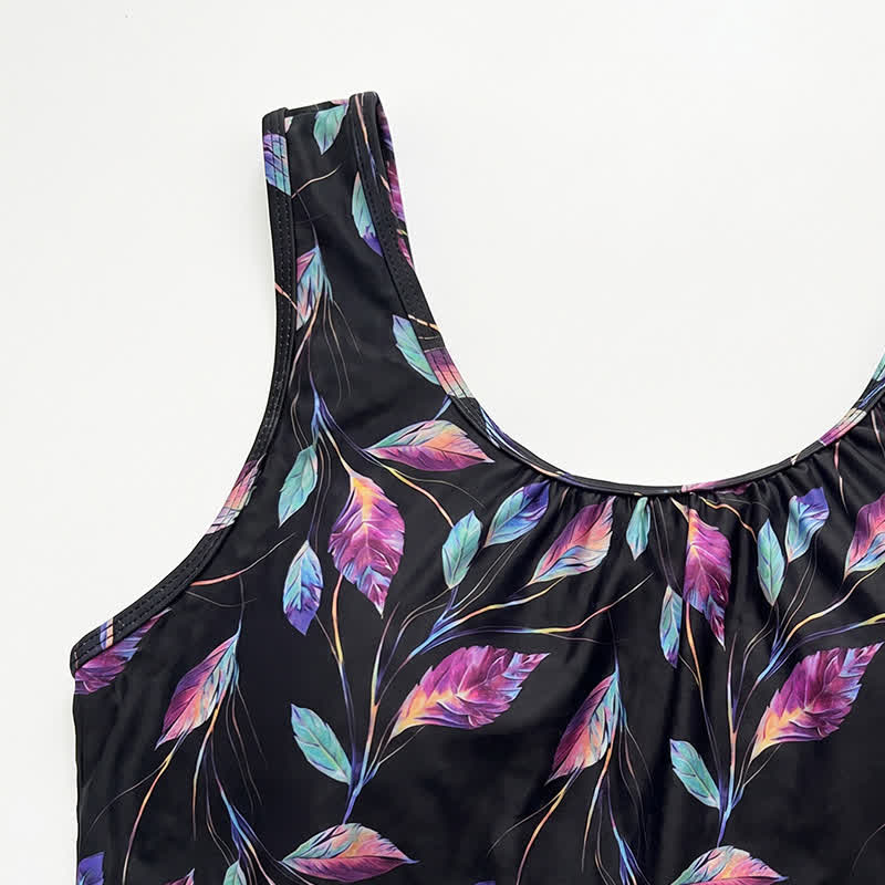 Plusock Tropical Leaf Tankini Set - image 4