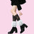 Black-B / Full Socks / One Size