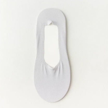 Plusock Ice Silk Cooling Soft No Show Socks (6 Pairs) - Light Gray - EU39-45(US6-11) - image 9
