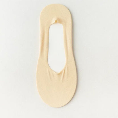 Plusock Ice Silk Cooling Soft No Show Socks (6 Pairs) - Nude - EU39-45(US6-11) - image 10