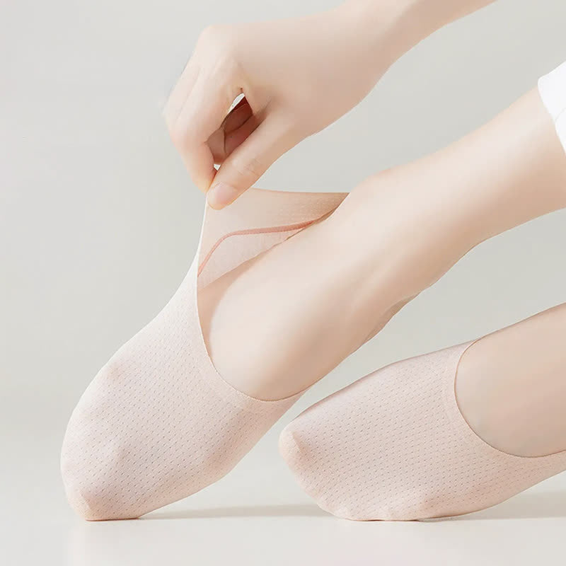 Plusock Ice Silk Cooling Soft No Show Socks (6 Pairs) - image 5