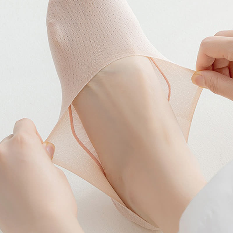 Plusock Ice Silk Cooling Soft No Show Socks (6 Pairs) - image 2