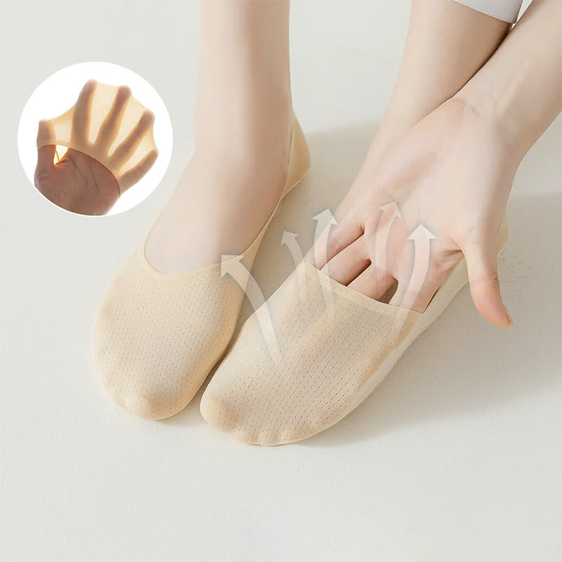 Plusock Ice Silk Cooling Soft No Show Socks (6 Pairs) - image 3