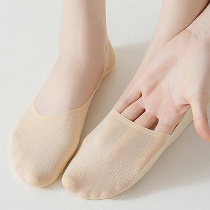 Plusock Ice Silk Cooling Soft No Show Socks (6 Pairs) - image 1