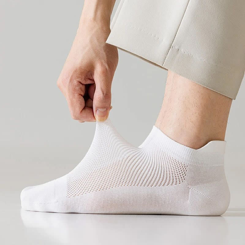 Plusock Breathable Mesh Ankle Socks (6 Pairs) - image 1