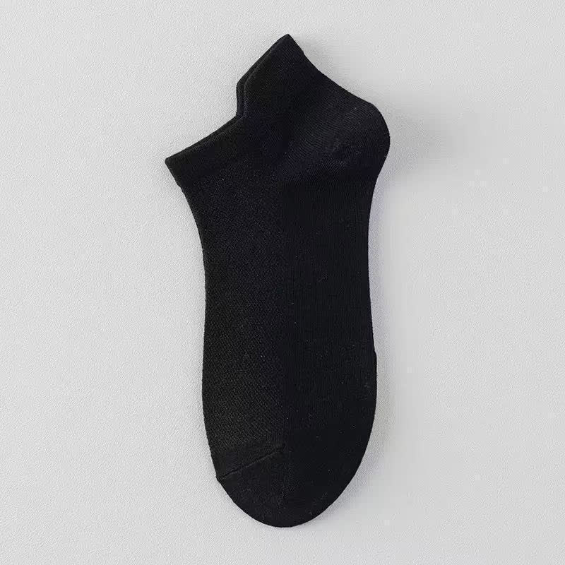 Plusock Breathable Mesh Ankle Socks (6 Pairs) - Black - EU39-44(US6-10) - image 6