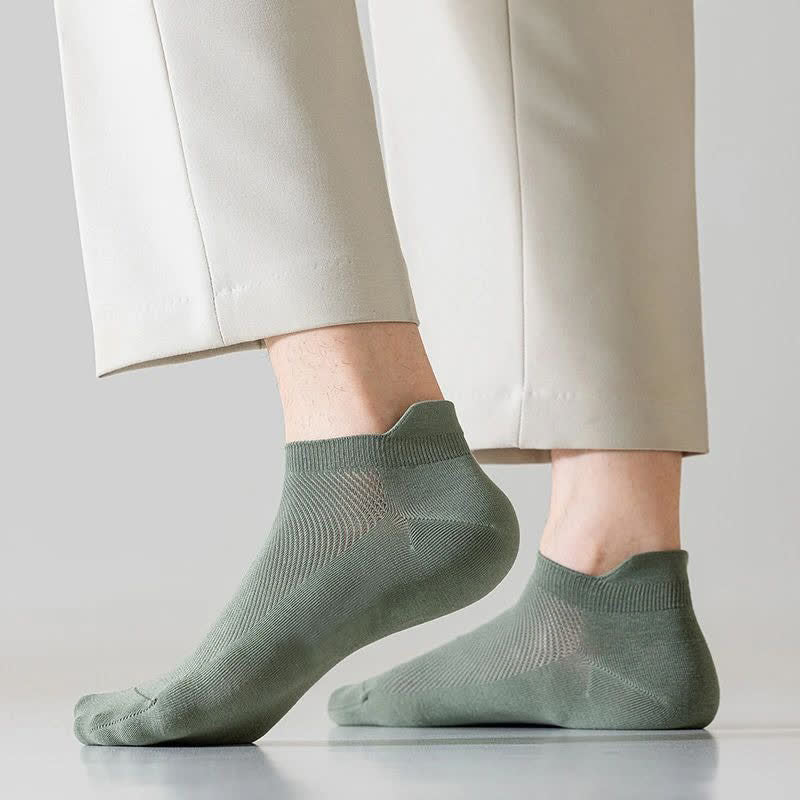 Plusock Breathable Mesh Ankle Socks (6 Pairs) - image 3