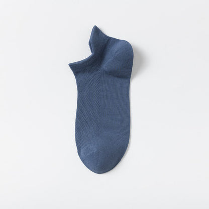 Plusock Breathable Mesh Ankle Socks (6 Pairs) - Navy Blue - EU39-44(US6-10) - image 5