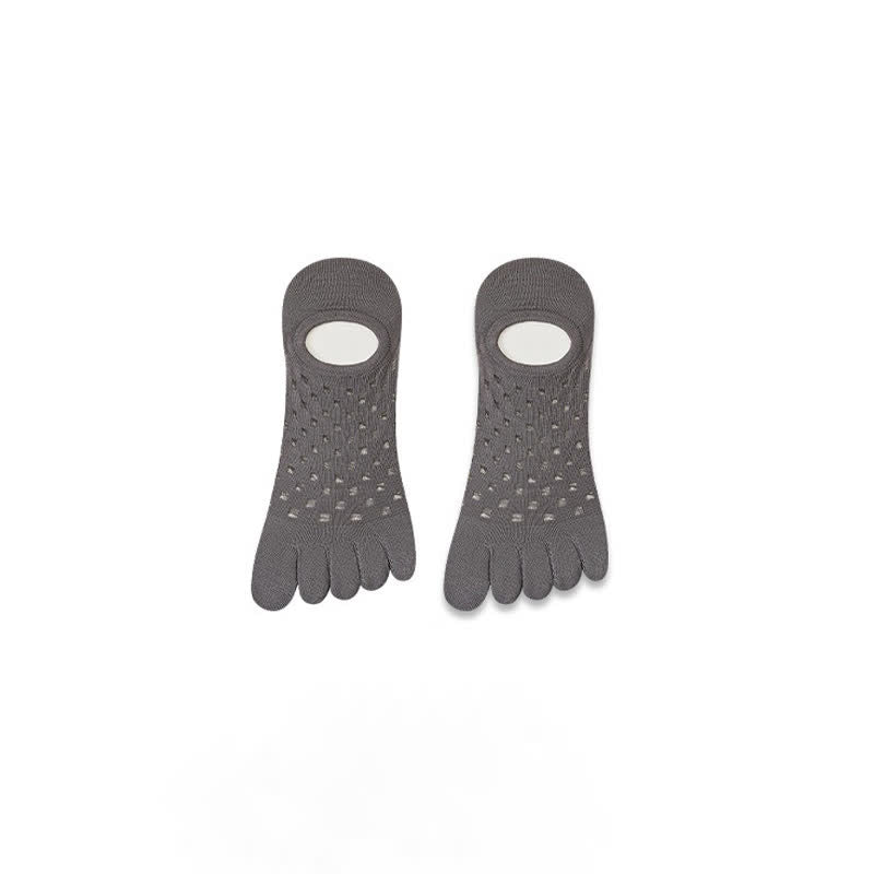 Plusock Breathable Five Toe Alignment Socks(3 Pairs) - Dark Grey - EU39-44(US6-10) - image 4