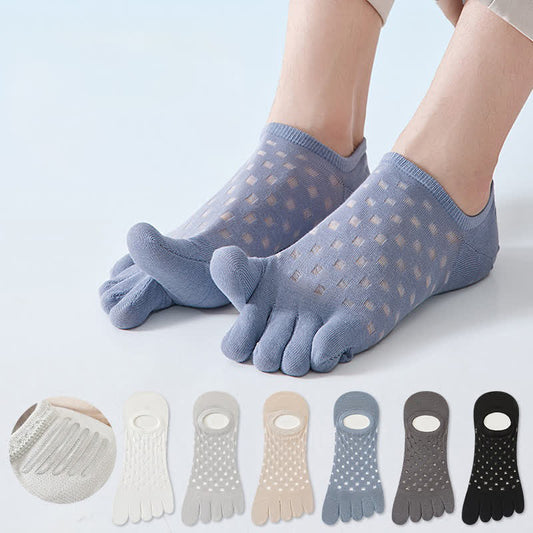 Plusock Breathable Five Toe Alignment Socks(3 Pairs) - image 0