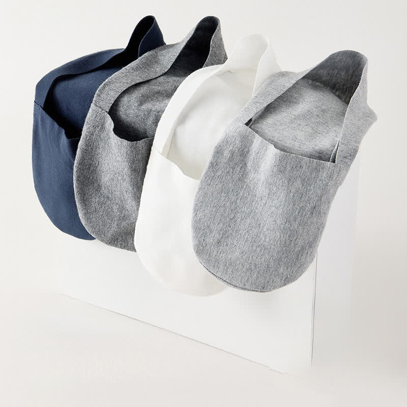 Plusock Breathable Cotton Invisible No Show Socks (3 Pairs) - image 2