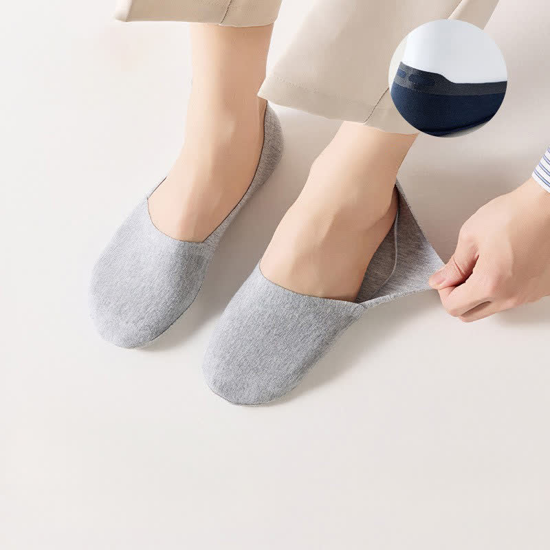 Plusock Breathable Cotton Invisible No Show Socks (3 Pairs) - image 1