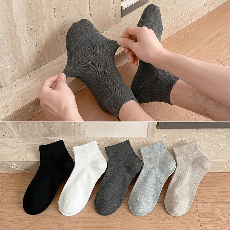 Plusock Soft Stretch Ankle Socks (5 Pairs) - Multicolor - EU36-44(US3-10) - image 0