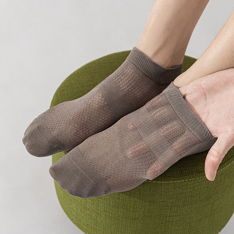 Plusock Breathable Silk Ankle Socks (8 Pairs) - image 2
