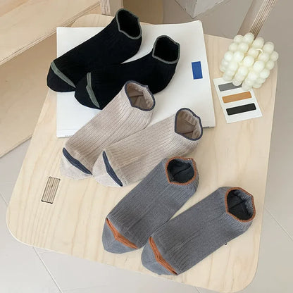 Plusock Casual Ribbed Bamboo Ankle Socks (5 Pairs) - image 10