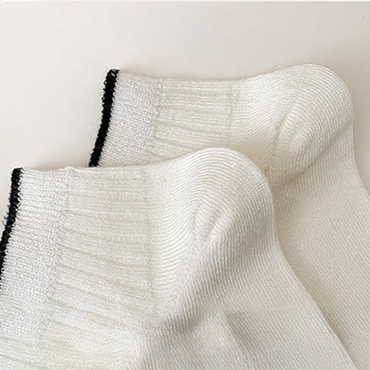 Plusock Casual Ribbed Bamboo Ankle Socks (5 Pairs) - image 8