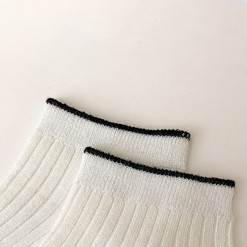Plusock Casual Ribbed Bamboo Ankle Socks (5 Pairs) - image 6